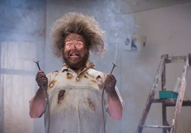 Electrician Newton Abbot Don't touch bare wires